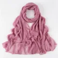Sciarpa lunga plissettata morbida e traspirante da donna, foulard leggero moda primavera estate. - 180*70cm / 09