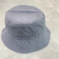 Chapeau bob en denim lavé vintage classique pour femmes protection solaire extérieure décontractée - M (56-58cm) / Gris