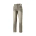 Jeans da uomo slim dritti in denim stretch lavato retrò per abbigliamento casual quotidiano. - Taglia S / Curcuma