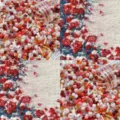 Perline di rocaille in vetro rosso bianco e perline tubolari per braccialetto fai da te dettaglio. - Stile 01 / 20g Confezione / Rosa della Neve