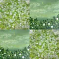 Green white DIY bead collection acrylic alloy ceramic phone chain jewelry making materials - Macaron Dream