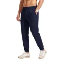 Ανδρικό casual μπλε παντελόνι φόρμας, άνετο jogger με κορδόνι και ελαστικές μανσέτες. - S / Ναυτικό μπλε