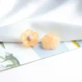 Glitzernde Harz Blumen Charms für DIY Ohrringe Schmuckherstellung Handwerk Zubehör - Gelb