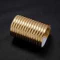 Gold wide multi-layer metal choker necklace African ethnic style fashion jewelry for women - 14 Rows Smooth Gold