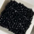 Dark brown acrylic square beads bulk DIY jewelry accessories bracelet crafting supplies - Small Flat Round Black (Style 17) / 1 Piece/Pack (3x4mm)