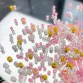 Perline rocailles colorate e tubolari miste per braccialetti fatti a mano e gioielli - Rosa giallo