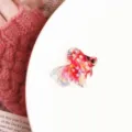 DIY in resina trasparente con glitter a forma di pesce rosso per orecchini fai da te. - 01# Koi (1 Pezzo)