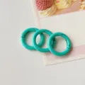 Anelli a scatto rotondi turchesi 25mm per ciondoli di borse fai da te e portachiavi artigianali. - Stile 06 / 25mm / blu-verde