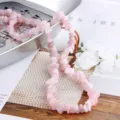 Collana di perle di pietra irregolare rosa materiale per la creazione di gioielli - Confezione da 10 Pezzi / Rosa