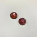 Cabochons in resina trasparente stellata colorata DIY per forcine e custodia telefono - Stile 07 / rosso-marrone