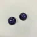 Cabochon in resina glitterata viola per fai da te, orecchini, fermagli e cover per telefono. - Blu