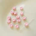 Perline in lega di fico rosa 5x5mm foro 1.5mm fai da te gioielli fatti a mano accessori bracciale - Stile Fico / 1 Pezzo / Rosa