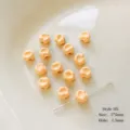 Orange fig alloy beads diy handmade phone chain bracelet jewelry accessories 5x5mm - Orange