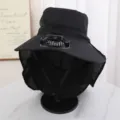 Chapeau de pêcheur anti-UV d'été unisexe avec mini ventilateur pour la randonnée et plein air. - Chapeau Unique (Sans Ventilateur) / Noir