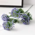 Bouquet de fleurs en mousse de fruit Milano violet artificiel pour déco maison et accessoires photo. - Violet