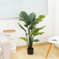 Plante verte artificielle scandinave en pot arbre monstera pour deco salon interieur - Plante Monstera de 120cm