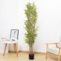 Pianta di bambù artificiale in vaso alto verde fogliame per decorazione soggiorno interno - Bambù 1,8m