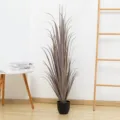 Pianta di erba alta artificiale in vaso verde decoro casa stile nordico pianta da interno - Bonsai di erba viola 130cm