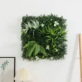 Mur de plantes artificielles fougère eucalyptus panneau d herbe pour déco maison et aménagement. - Herbe de Printemps Fougère de Boston