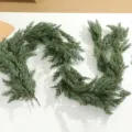 Guirlande de pin artificielle verte cèdre vigne Noël décoration murale suspendue plante réaliste - Liane de Pin et Cyprès