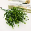 Plante d'eucalyptus artificielle feuilles vertes fausse herbe pour déco d'intérieur. - Eucalyptus type 49