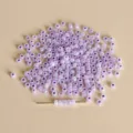 3mm perline di vetro viola chiaro braccialetto fai da te collana accessori per gioielli - Stile 04