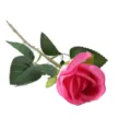 Falsa rosa in velluto rosa stelo singolo per festa in casa matrimonio regalo decoro. - Rosa di San Valentino - Rosa Rosso