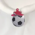 Acrylic football keychain pendant DIY accessory cute cartoon sports bag charm keyring gift - Style 8