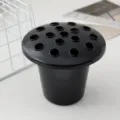 Black Plastic Flower Arranger Grid Multi-hole Vase Insert Floral Holder Accessory - Black