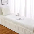 Wit pluizig pluche erkerraam kussen, dikke tatami zitkussen voor slaapkamer en balkon. - 50*50cm / Puur wit
