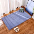 Dikke pluizige pluche slaapkamer tapijt, zachte warme antislip vloermat voor woonkamer. - Hart 30*40cm / Grijs