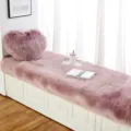 Set di cuscini rosa soffici in peluche per finestra con cuscino a cuore per camera. - Viola uva