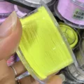 0.3mm fluorescerend gele elastische draad voor DIY kralen armbanden en sieraden maken set. - Ca. 0.3mm 50m / Neon Geel