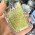 0.3mm elastisch kralenkoord transparante spoel rekbare draad voor diy sieraden maken - Ca. 0.3mm 50m / Abrikozengeel