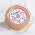 Stainless steel beading wire, nylon coated 0.40mm diameter 100m gold color craft jewelry - 0.3mm 10m / Gold
