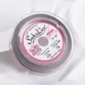 Stainless steel nylon coated beading wire spool 1x7 strands 0.40mm clear jewelry making - 0.3mm 10m / White Gold