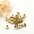 18k goud vergulde micro pave zwarte zirkonia afstands kralen voor handgemaakte DIY sieraden. - 8mm (Dikte ca. 2.6mm, Gat 3.2mm) / Gouden Basis Zwarte Zirkonia