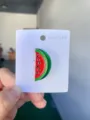 Watermelon enamel brooch alloy pin cute fruit fashion jewelry decorative corsage badge - 3.5x2cm