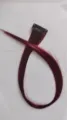 Extension capelli clip-in bordeaux singolo pezzo ciocca magenta capelli sintetici - Borgogna
