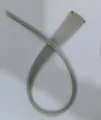 Extension di capelli sintetici grigio argento con clip ciocca per uso quotidiano - Grigio chiaro
