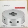 Stainless steel tea warmer base 15cm candle teapot heater tea light warmer stand cooker - Color Box 153X55X150mm / Stainless Steel