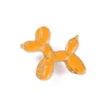 Süßer Emaille Ballon Hund Brosche Anstecknadel, goldfarbenes gelbes Accessoire für Damen. - Ballonhund