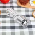Clear acrylic manual pepper mill salt grinder for kitchen cooking spices and seasoning tools. - Acrylic Transparent Color