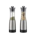 Electric gravity salt and pepper grinder set, stainless steel kitchen mill for spices and beans. - Model A: Gravity Induction Electric Without Battery