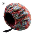 Fashion floral satin sleep cap for women, adjustable elastic night bonnet hair cover. - One Size / Flower Pattern 03