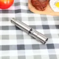 Stainless steel manual pepper grinder kitchen seasoning mill tool silver pepper mill shaker - Style A / 201 Stainless Steel
