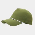 Gorra de béisbol de verano ligera y transpirable de malla con cuerda sombrero deportivo aire libre - Ajustable / Verde