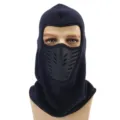 Winter fleece balaclava cycling face mask windproof thermal outdoor sports cap dark blue - M (56-58cm) / Navy Blue