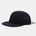 Breathable mesh side panels and adjustable elastic cord detail of the quick-drying camp cap. - Adjustable / Navy Blue
