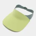 Minimalist seamless sun visor with wide brim and adjustable strap for summer outdoor activities. - Adult (56-58CM) / Yellow-Green